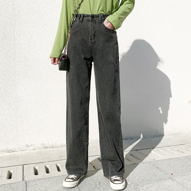 Nyra – Women’s High Waist Wide Leg Streetwear Trousers