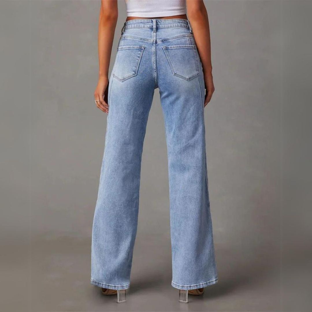 Lyra – Women’s Flared High-Waist Denim Jeans