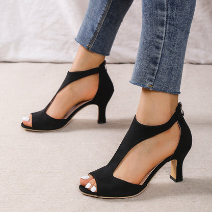 Elvina – Open Toe Heeled Sandals for Women