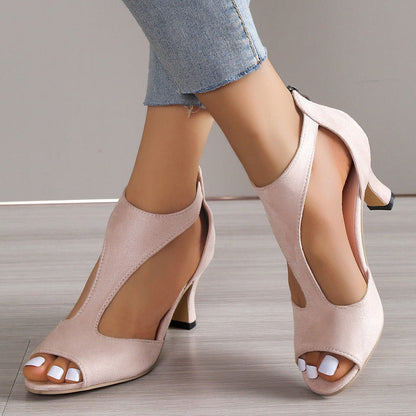 Elvina – Open Toe Heeled Sandals for Women