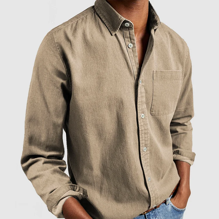 Aiden Men's Casual Shirt | Breathable Fabric, Classic Fit 1