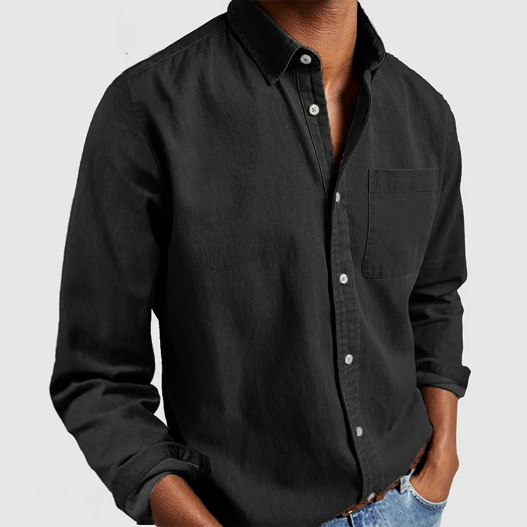 Aiden Men's Casual Shirt | Breathable Fabric, Classic Fit 4
