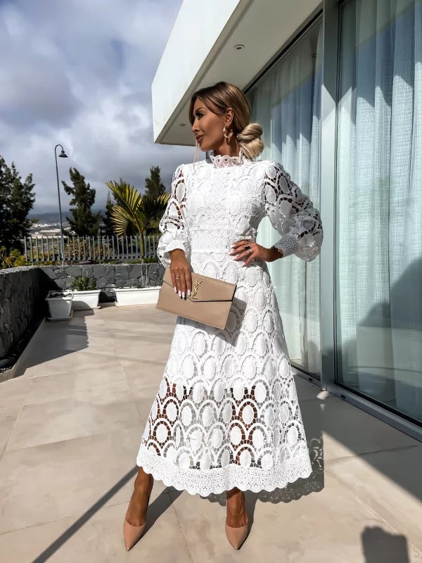 Alisha Women's Bodycon Dress | Elegant Lace Design 4