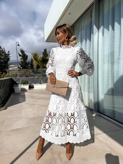 Alisha Women's Bodycon Dress | Elegant Lace Design 4