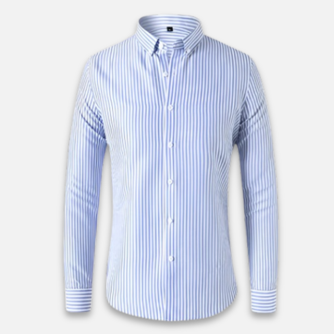 Arlo Men's Striped Overshirt | Premium Cotton, Sophisticated Style 1