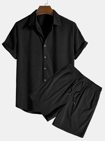 Bali Men's Short Sleeve Set | Lightweight Polyester Blend, Casual PJs 6
