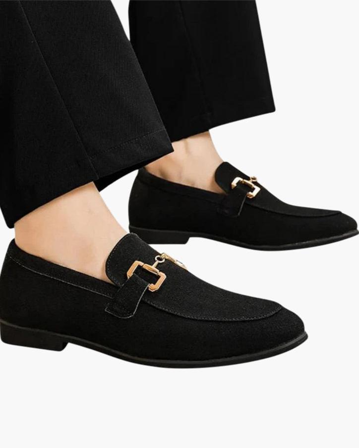 Men’s Luxury Suede Slip-On Loafers – Barzano