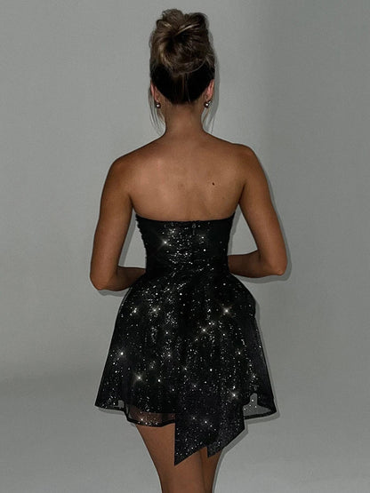 Bella Women's Mini Dress | All-Over Sequin Sparkle 3