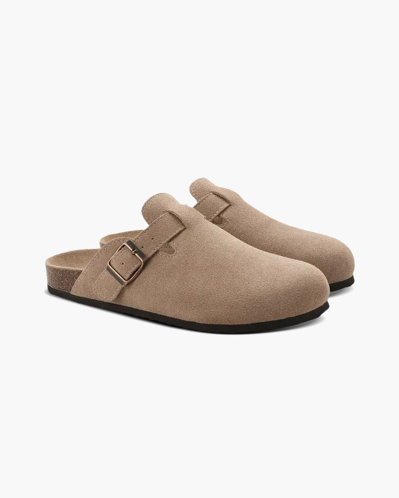Men’s Suede Slip-On Clogs – Bravello