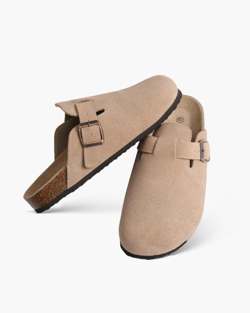Men’s Suede Slip-On Clogs – Bravello