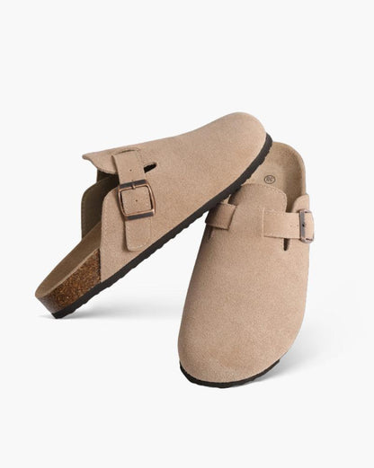 Men’s Suede Slip-On Clogs – Bravello