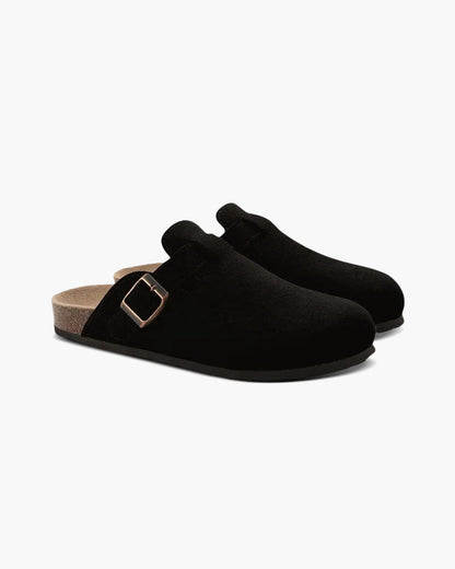 Men’s Suede Slip-On Clogs – Bravello