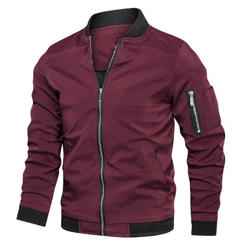 Brenner Men's Jacket Lightweight Bomber, Modern Design - Stylish Comfort