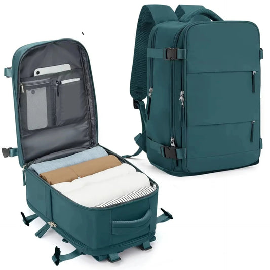 Cabin Size Travel Backpack for Easyjet and Ryanair – Lightweight Carry On Backpack with Spacious Compartments and Comfortable Straps 0