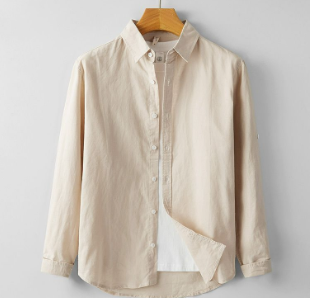 Caden Men's Linen Shirt | 100% Breathable Fabric 0