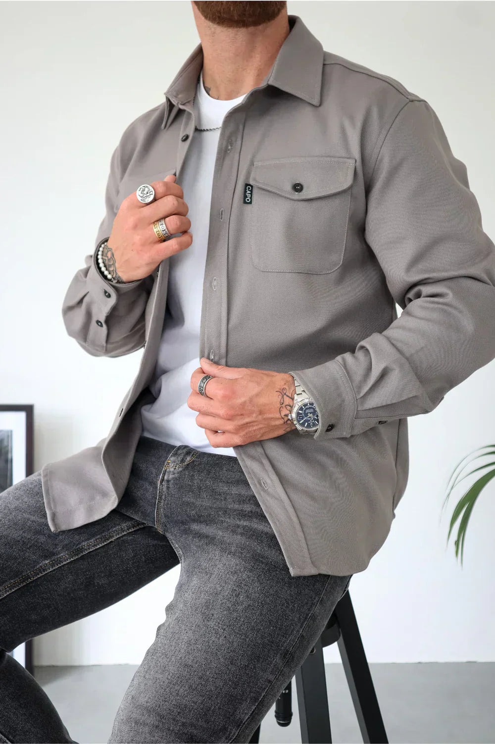 Men’s casual overshirt – Callen