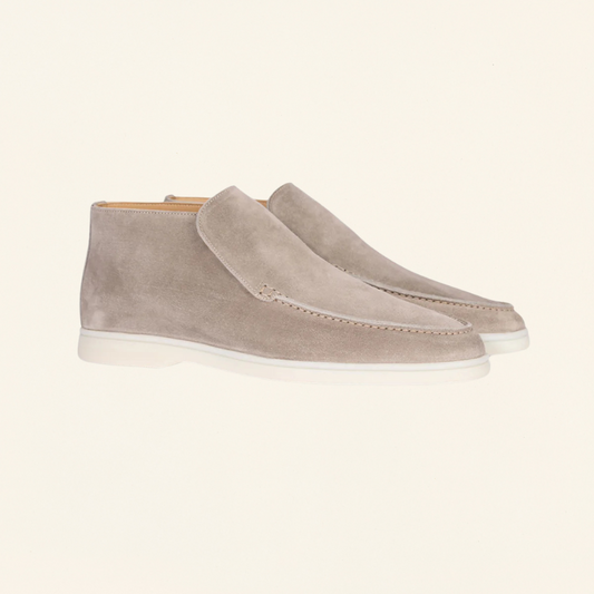 Men’s Minimalist Suede Ankle Boots – Calvero