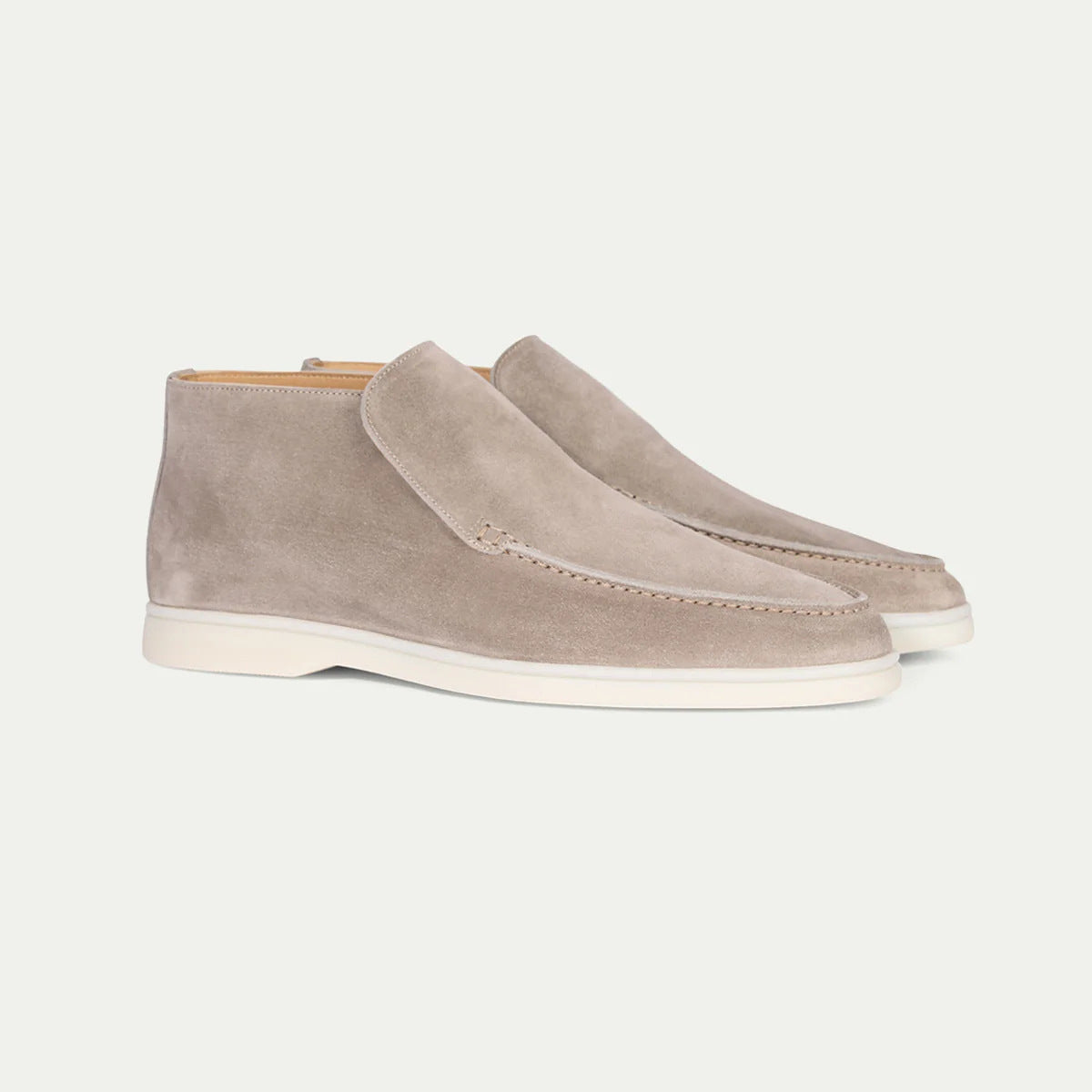 Men’s Minimalist Suede Ankle Boots – Calvero