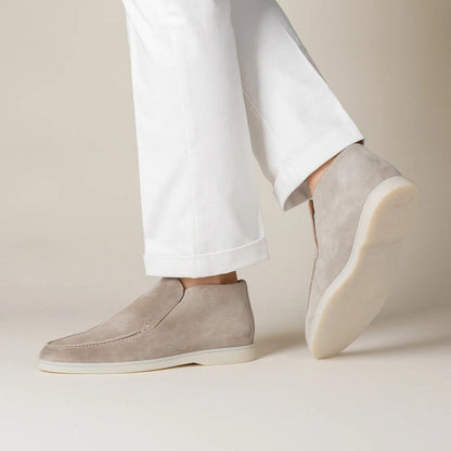 Men’s Minimalist Suede Ankle Boots – Calvero