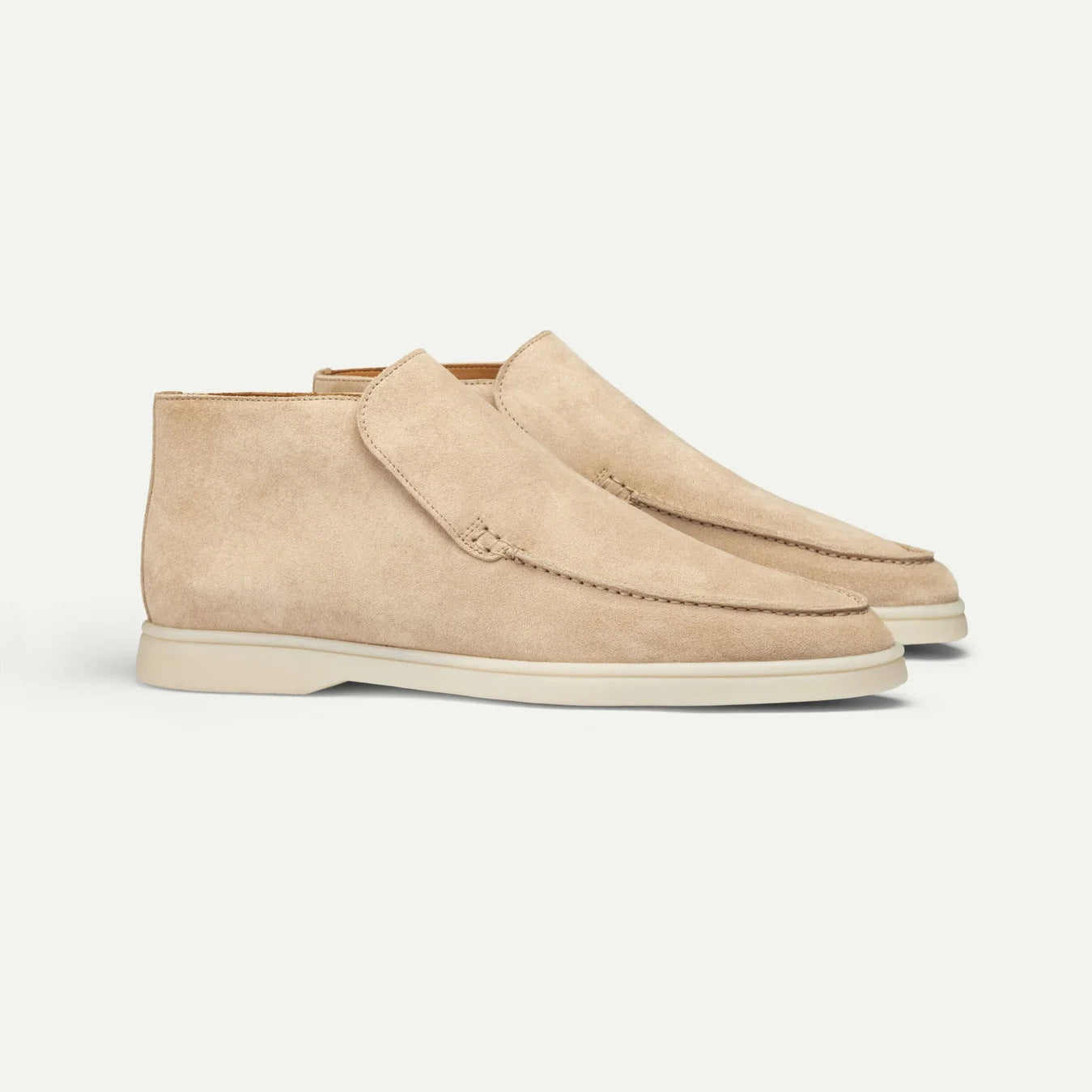 Men’s Minimalist Suede Ankle Boots – Calvero