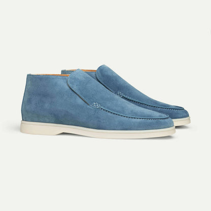 Men’s Minimalist Suede Ankle Boots – Calvero
