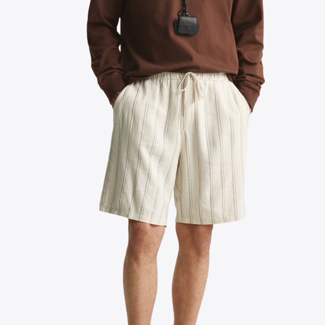 Cato Men's Linen Shorts | Lightweight Cotton Blend 1