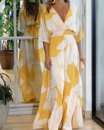 Celeste Women's Floral Maxi Dress | Elegant Design for Formal Occasions 0