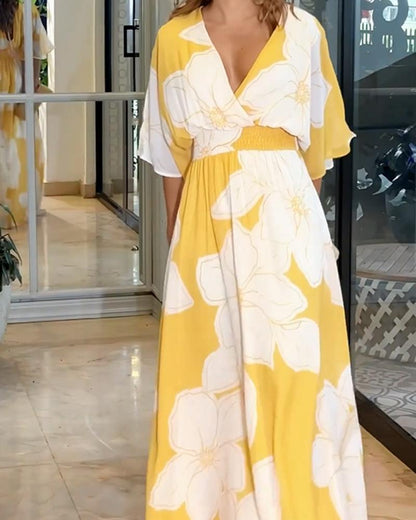 Celeste Women's Floral Maxi Dress | Elegant Design for Formal Occasions 1