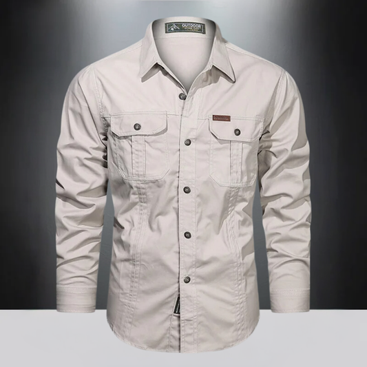 Charlie Men's Shirt | Durable Cotton Blend, Relaxed Fit 0