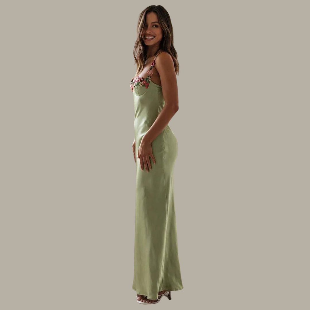 Dalia Women's Embroidered Dress | Elegant Silhouette 7