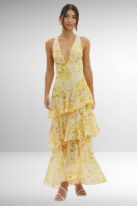Elara Women's Maxi Dress | Lightweight Chiffon, Elegant Summer Style 11