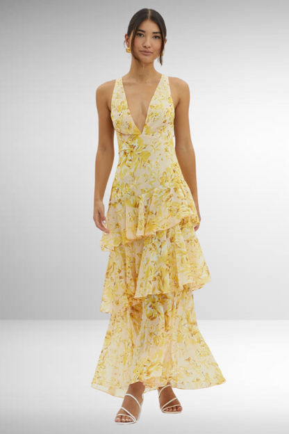 Elara Women's Maxi Dress | Lightweight Chiffon, Elegant Summer Style 11