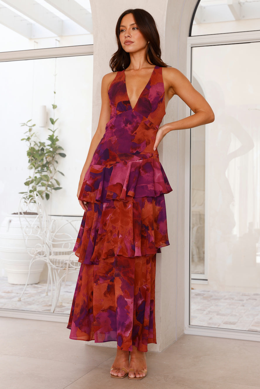 Elara Women's Maxi Dress | Lightweight Chiffon, Elegant Summer Style 8