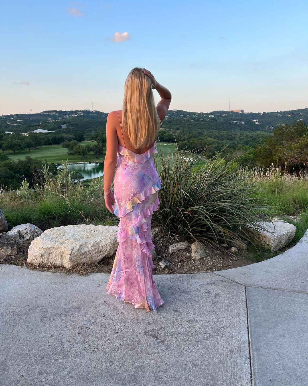 Elara Women's Maxi Dress | Ruffle Design 2