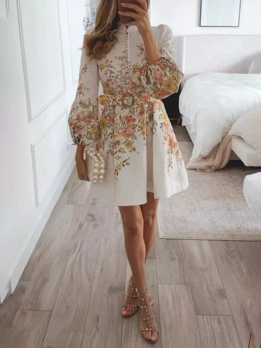 Elara Women's Summer Dress | Chic Floral Mini, Lightweight 0