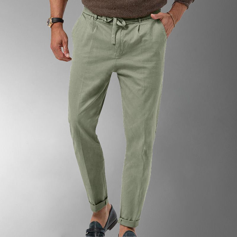 Eli Men's Linen Pants | Breathable Cotton-Linen Blend, Relaxed Fit 6