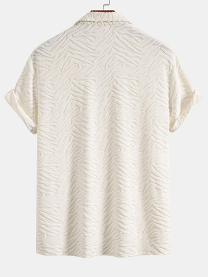 Textured Cuban Collar Shirt – Elovar