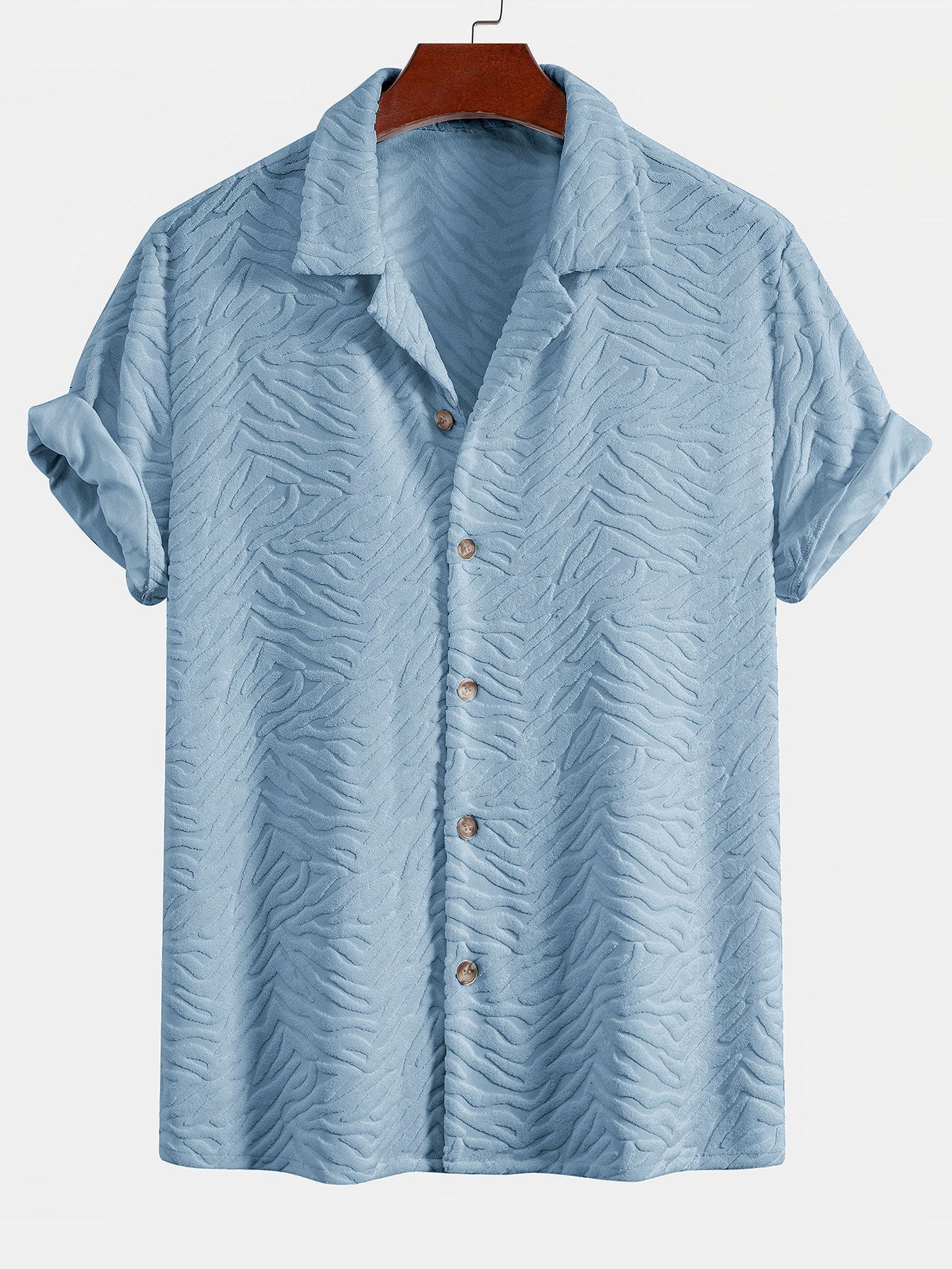Textured Cuban Collar Shirt – Elovar