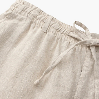 Linen Drawstring Shorts – Elvano