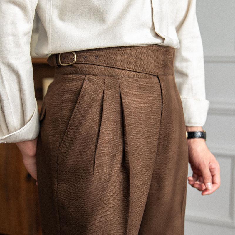 Beaumont – Tailored Pleated Trousers for Men