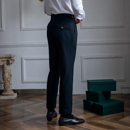 Beaumont – Tailored Pleated Trousers for Men