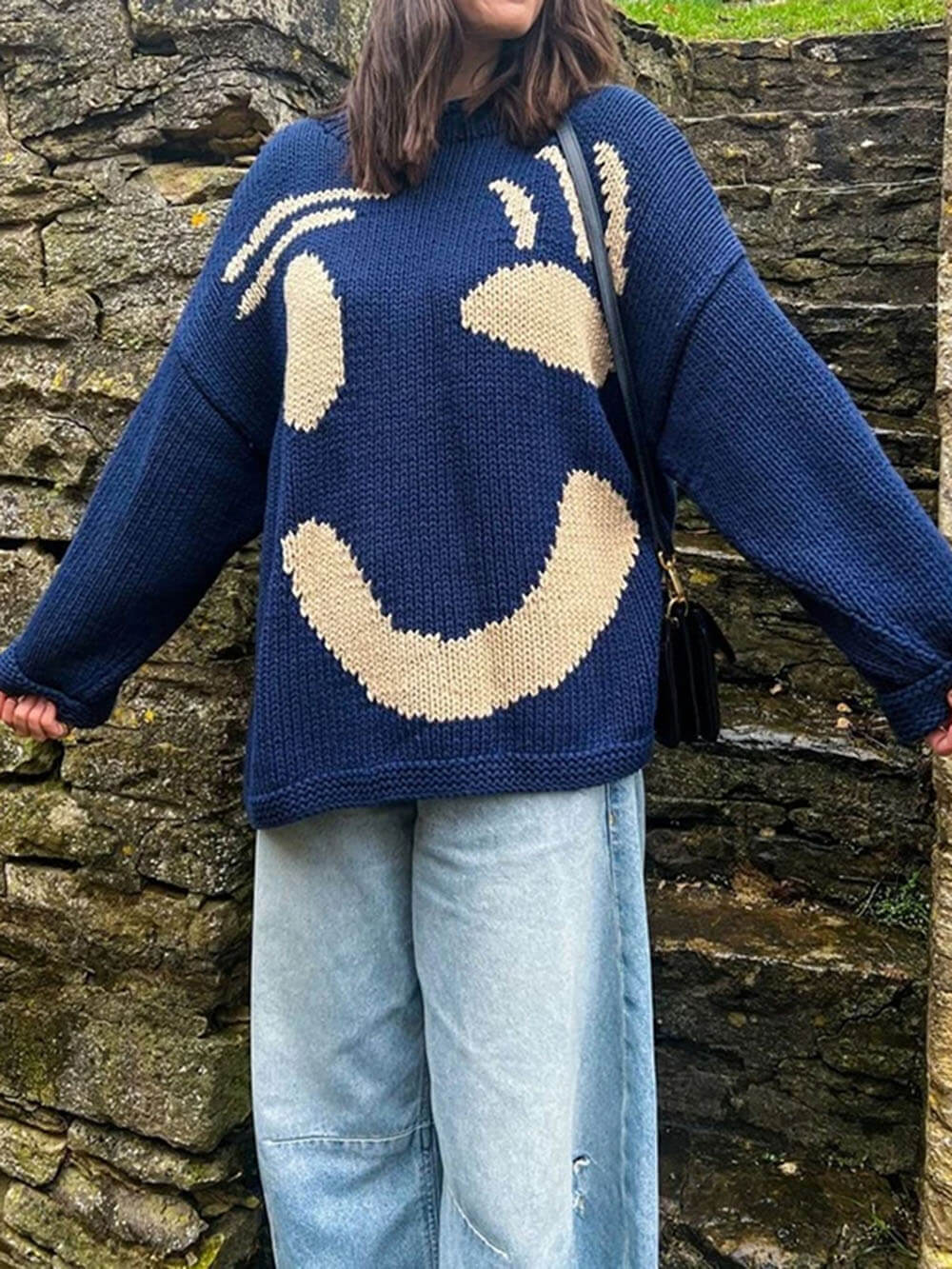 Hara Women's Knit Jumper | Soft Fabric, Relaxed Fit 4