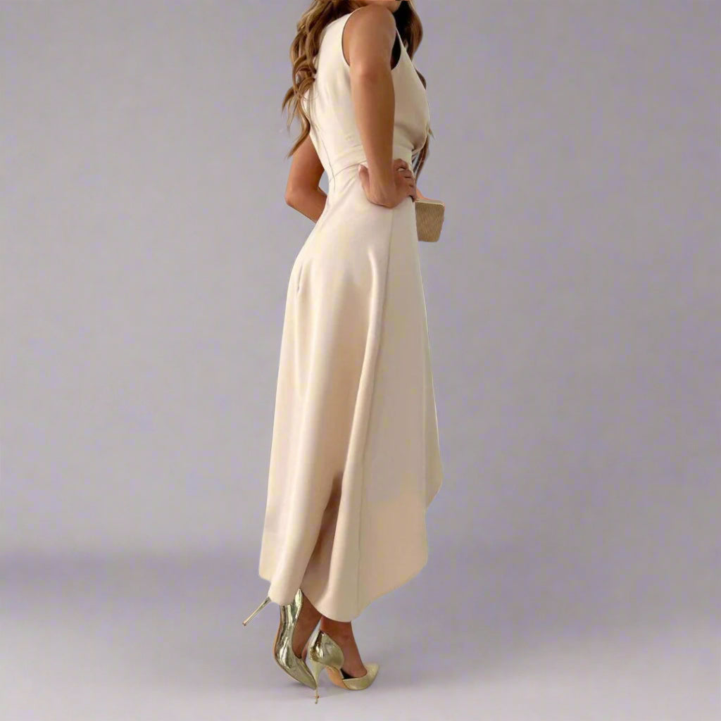 Hara Women's Midi Dress | Lightweight Fabric, Elegant Summer Style 1