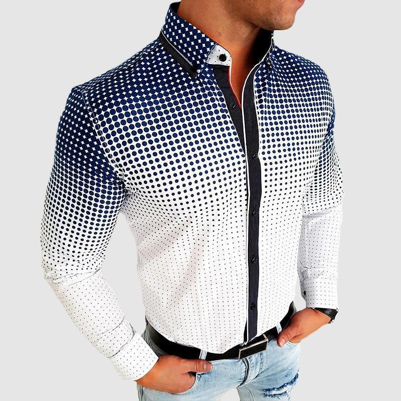 Geometric Print Shirt - Joreno