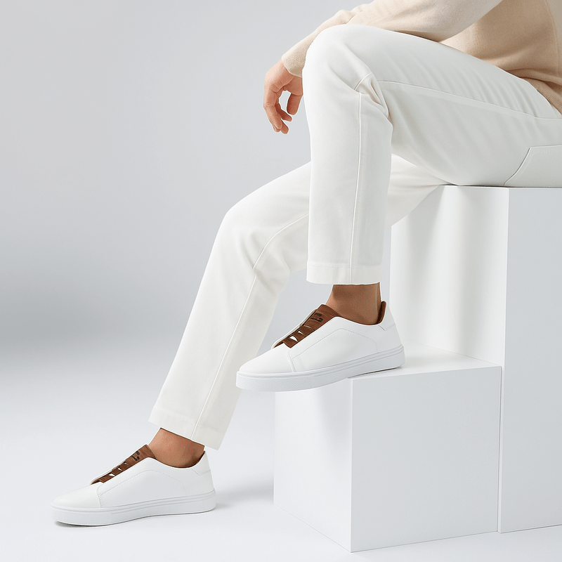 Minimalist Leather Sneakers – Kavero