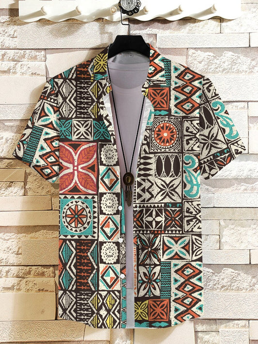 Tribal Geo Holiday Shirt – Kovari