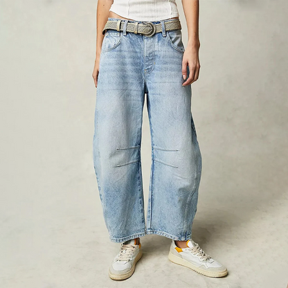 Noa – Wide-Leg Low-Rise Comfort Jeans for Women