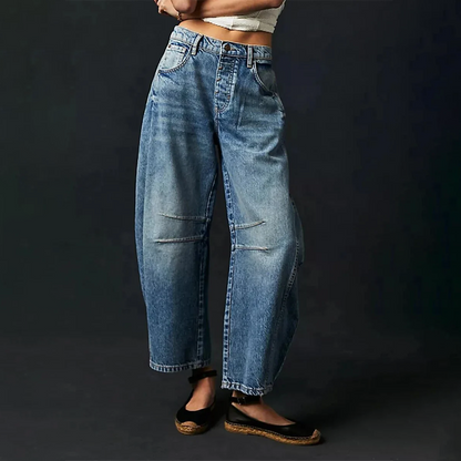 Noa – Wide-Leg Low-Rise Comfort Jeans for Women