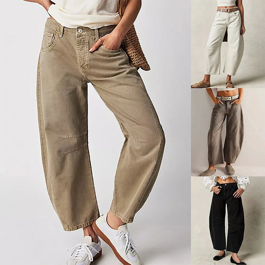 Noa – Wide-Leg Low-Rise Comfort Jeans for Women