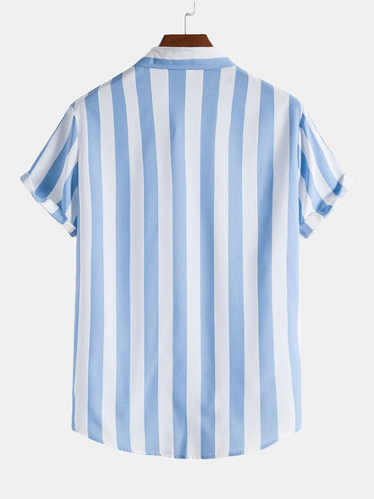 Lenny Men's Swim Set | Striped Shirt & Quick-Dry Shorts 3